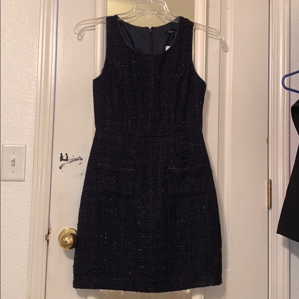 Black tweed dress 👗